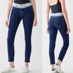 DL1961 Farrow Ankle Instaculpt Hi Rise Skinny Jean Verbena Size 29 Stretch Crop